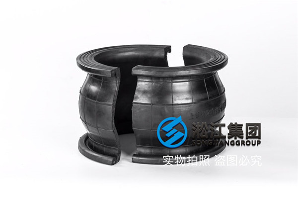 滚筒筛泵用DN65美标150磅法兰橡胶软接头