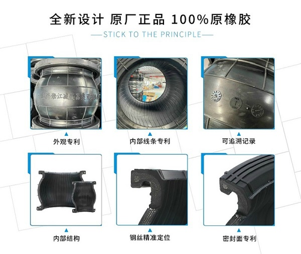 南京PN10避震接头可曲挠橡胶接头缓冲结构